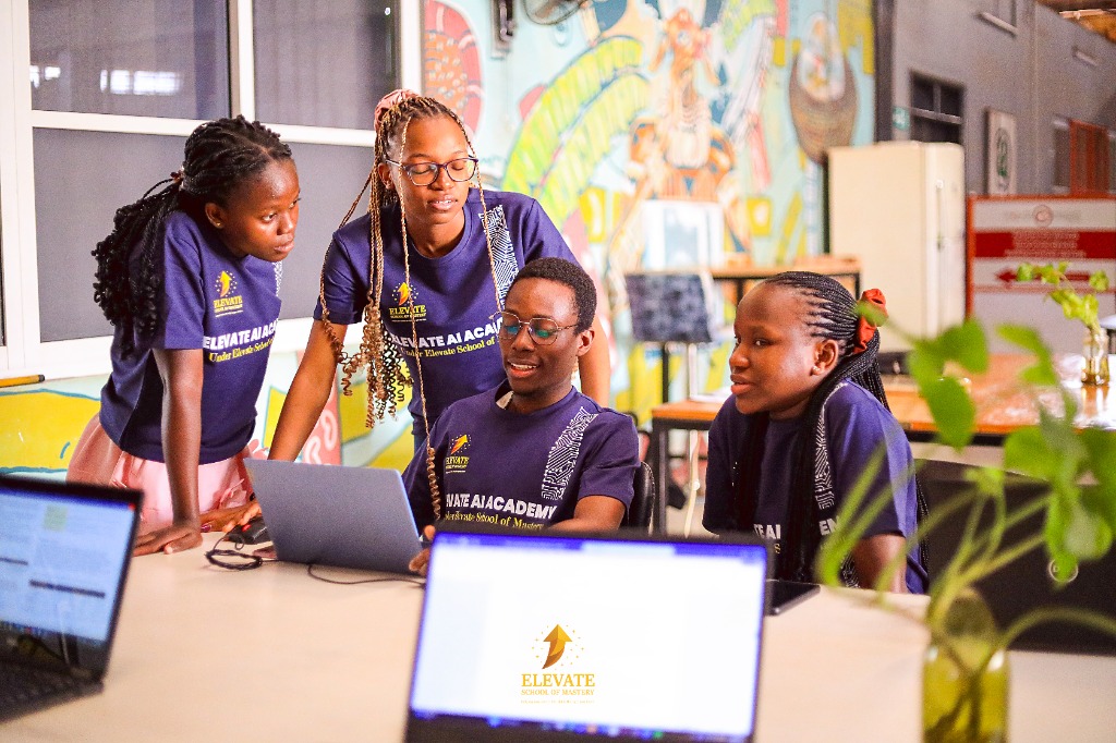 Elevate students working together